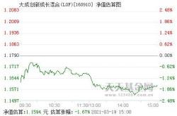 大成创新价值增长基金净值查询