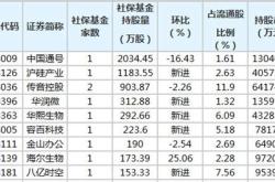 社保基金持股是利好还是利空