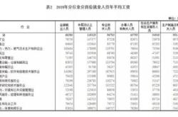 年平均工资排名