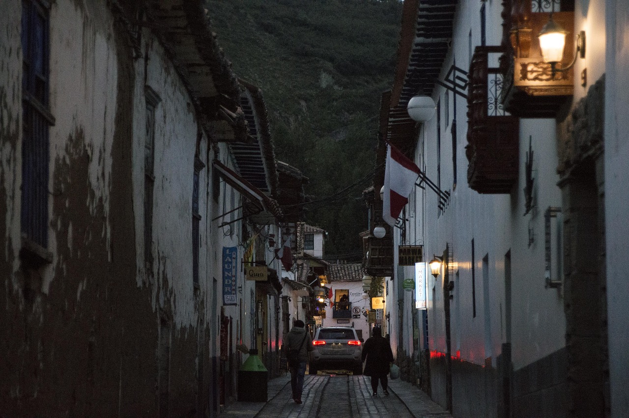 震中华人店主遭遇一排排房屋倒塌